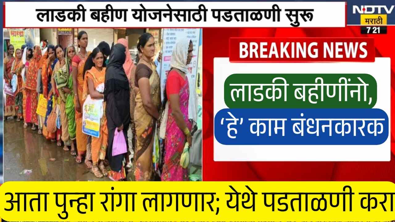 लाडकी बहीण योजनेच्या फॉर्मची 'पुन्हा पडताळणी' सुरू; 'या' यादीत तुमचे नाव लगेच तपासा! Ladki Bahin Yojana Update