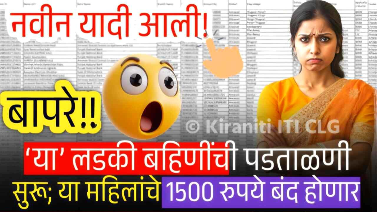 बापरे! आता ‘या’ लाडक्या बहिणींची पडताळणी सुरू; 1500 रुपये कायमचे बंद होणार! Ladki Bahin Yojana Installment