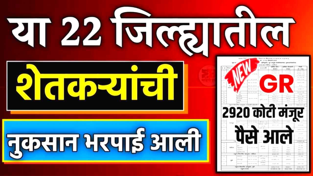 महाराष्ट्रातील शेतकऱ्यांसाठी मोठी बातमी! ८ जिल्ह्यांमध्ये नुकसान भरपाई मंजूर, येथे यादी चेक करा; Crop Insurance List